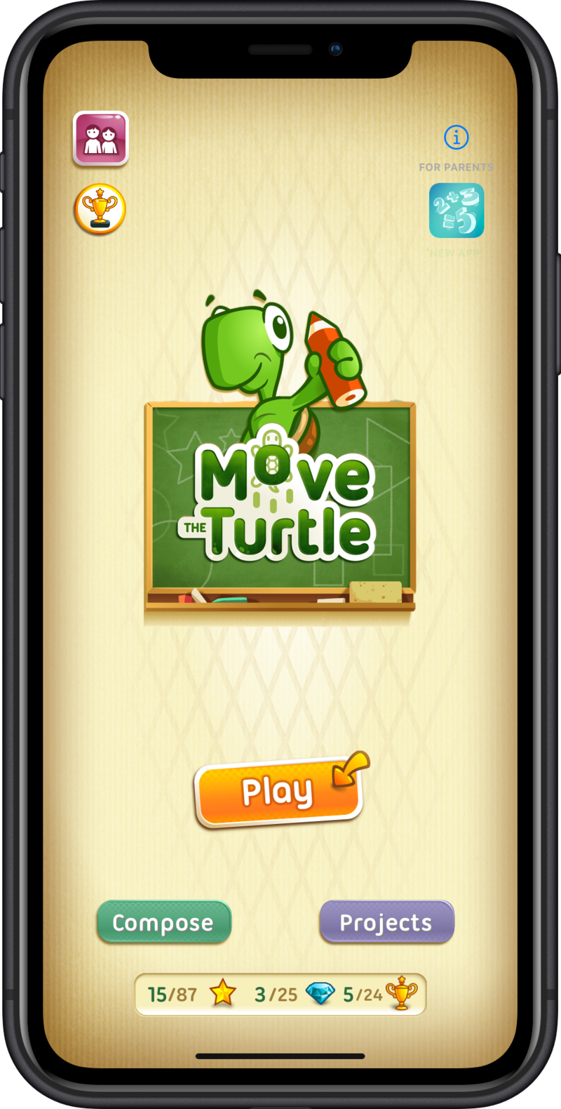 Move the Turtle | Coding for Kids on the iPhone and iPad